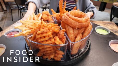 Burger Joint Serves A Fry Roulette With 72 Combinations.